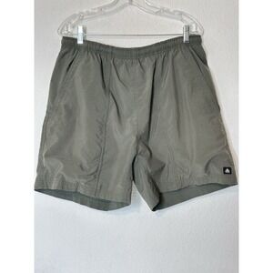 Nike ACG Men's Green Swim‎ Trunks Mesh Lined Shorts Size Large 31 X 6 Pockets